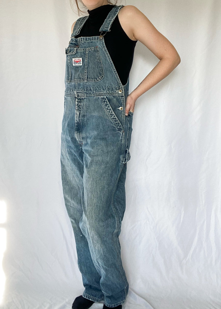 90's Blue Denim Ikeda Overalls – StylEthics