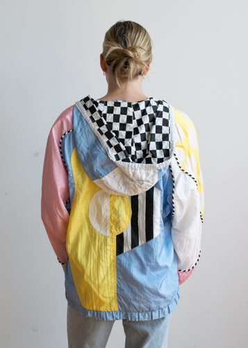 80's Abstract Windbreaker