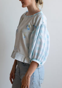 Upcycled Vintage Pillowcase Blouse
