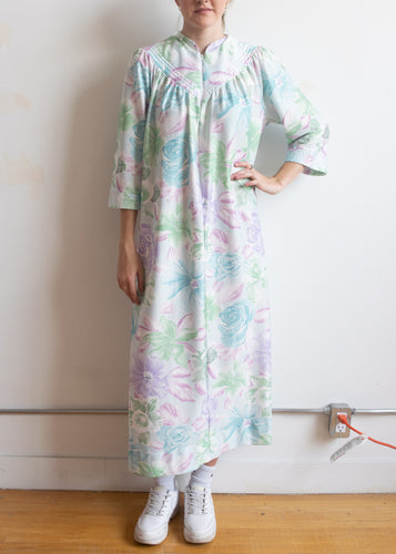 70's Pastel Floral Night Dress