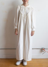70's Ivory Maxi Nightgown