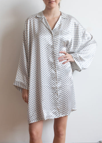 80's Collared Pyjama Top