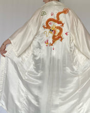 70's Golden Dragon Silk Robe