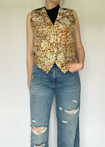 90's Animal Print Vest