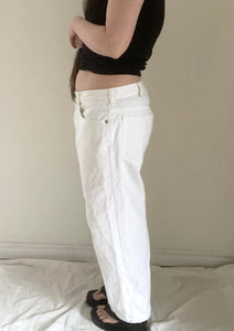 90's White CK Jeans