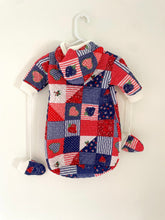 70's Patchwork Infant Snowsuit