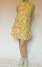 60's Pastel Floral Mini Dress