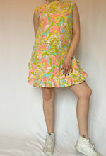 60's Pastel Floral Mini Dress