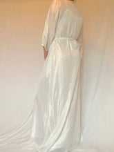 70's Sheer White Nightgown & Robe