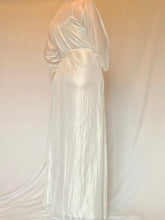 70's Sheer White Nightgown & Robe
