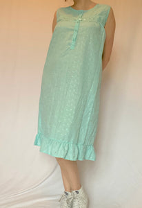 90's Mint Green Sleeveless Nightgown