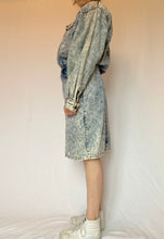 80's Acid Wash Denim Dress