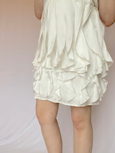 90's White Strapless Party Dress