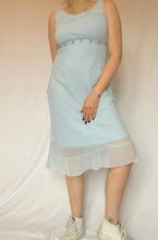 90's Powder Blue Midi Dress