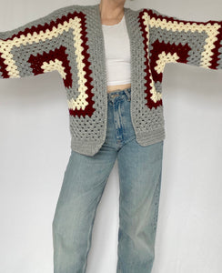 Granny Square Crochet Cardigan