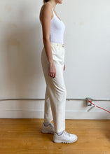 80's Ivory Belted Trousers