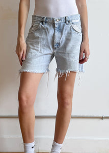 Light Wash Wrangler Denim Cut Offs