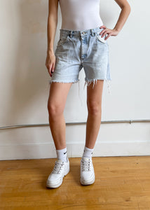 Light Wash Wrangler Denim Cut Offs