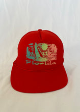 90's Red "Florida" Trucker Cap