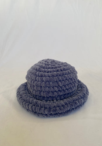 90's Cornflower Blue Bowler Hat