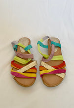 90's Rainbow Strappy Sandals