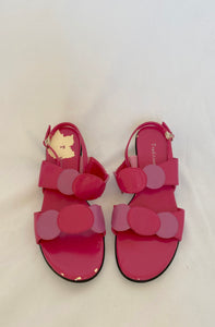 90's Pink Block Heel Sandals