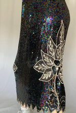 80's Sequin Midi Skirt