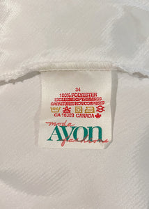 80's White Avon Teddy