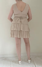 Y2k Tiered Ivory Cocktail Dress