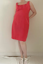 90's Coral Dress with Overlay