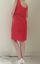 90's Coral Dress with Overlay