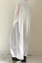 80's White Satin Robe