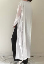 80's White Satin Robe
