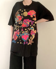 90's Neon Sea Creature Graphic Tee