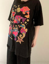 90's Neon Sea Creature Graphic Tee