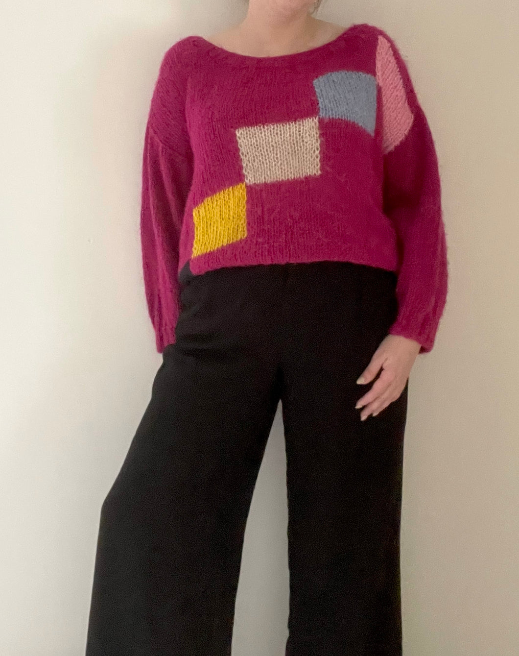 Pink Knit Pullover