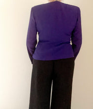 80's Purple Lace Blouse