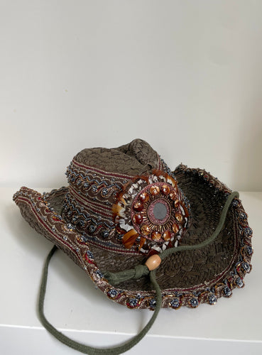 90's Embellished Cowboy Hat