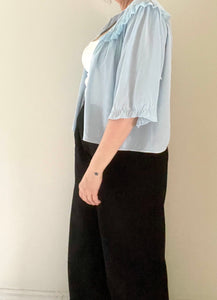 60's Powder Blue Bed Shirt