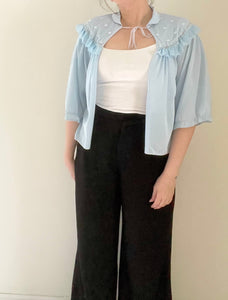 60's Powder Blue Bed Shirt