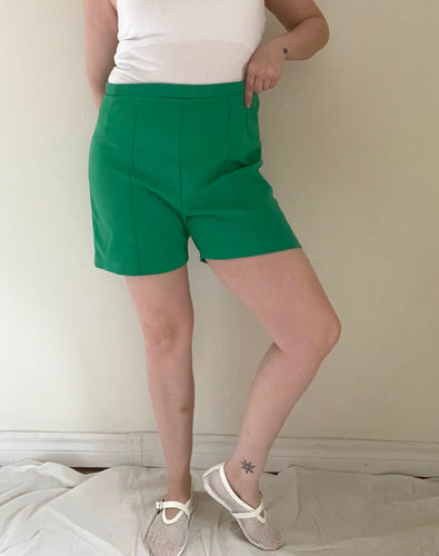 60's Green High Waisted Shorts