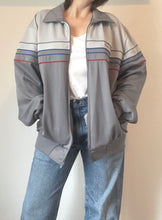 80's Grey Footlocker Track Jacket