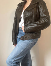 70's Brown Leather Jacket