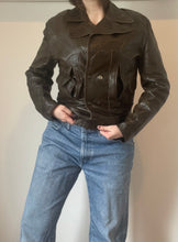 70's Brown Leather Jacket