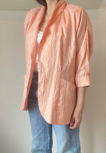 80's Pastel Pink Blouse