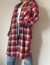 90's Plaid Flannel Button-Up