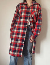 90's Plaid Flannel Button-Up