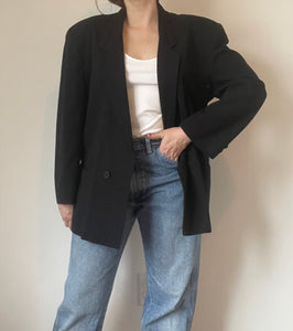 90's Black Blazer