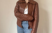 70's Brown Leather Jacket