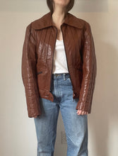 70's Brown Leather Jacket